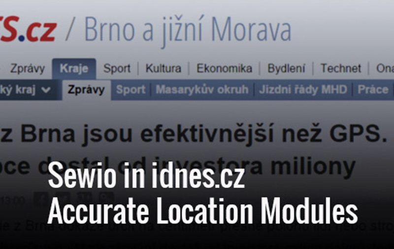 Sewio in idnes.cz – Accurate Location Modules