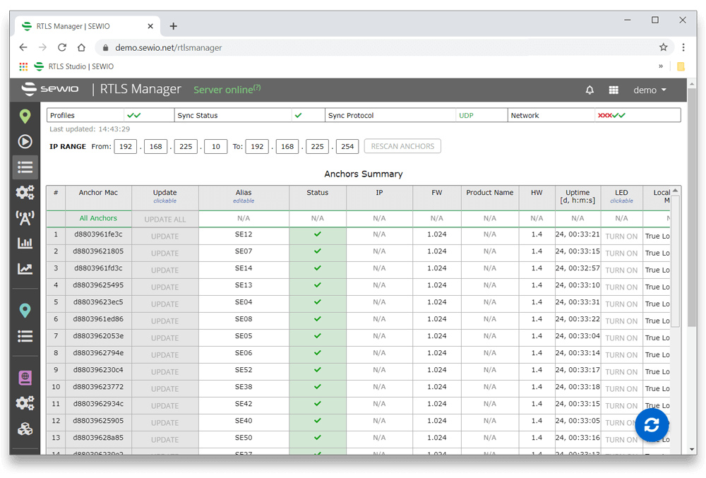 RTLS Manager