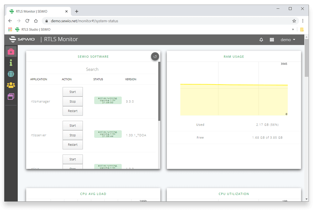 RTLS Monitor