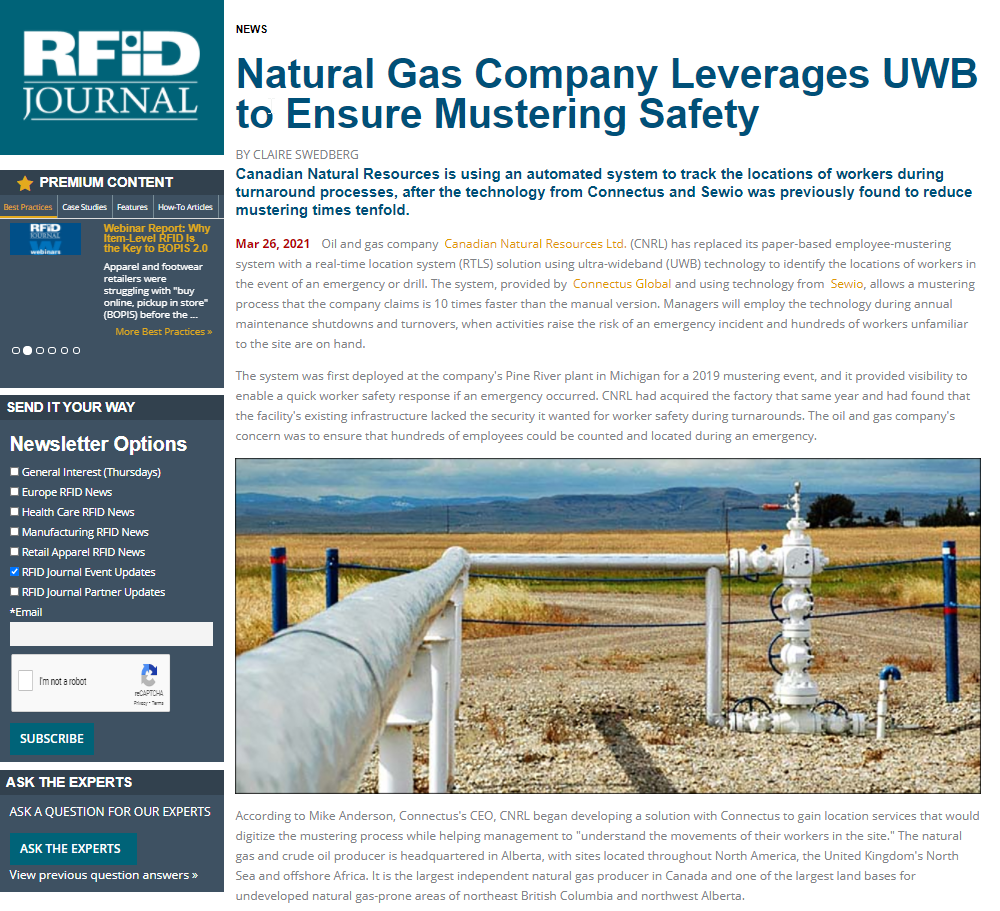 RFID Natural Gas Company